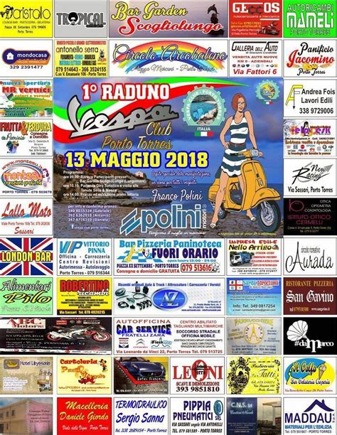 Vespa Club Il Maggio Raduno A Porto Torres Casteddu On Line