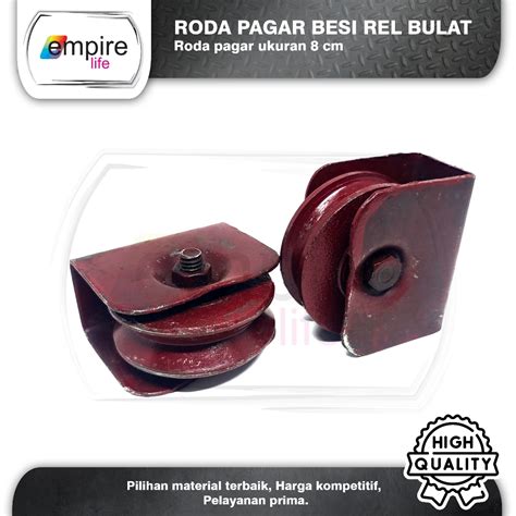 Jual RODA PAGAR 6 CM 7 CM 8 CM BESI COR BIASA REL SIKU V REL