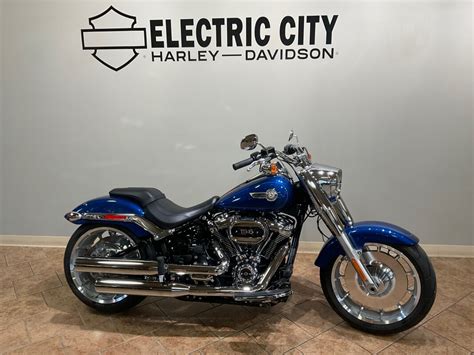 2022 Harley DavidsonFLFBS Fat Bob 114 Reef Blue Electric City