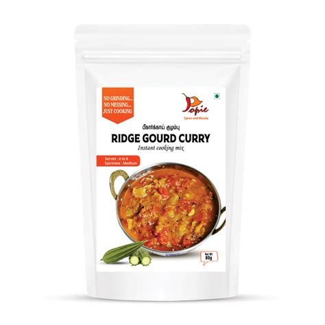 Ridge Gourd Curry 80g – Popie Masala