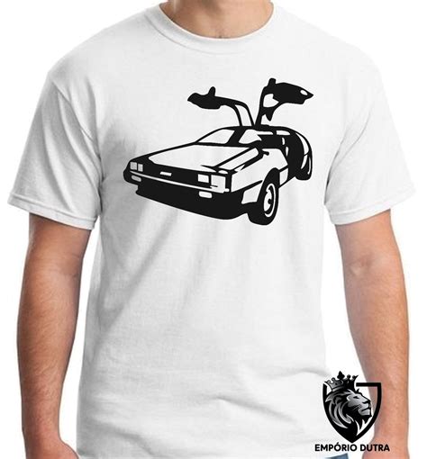 Camiseta Blusa Delorean Carro De Volta Para O Futuro Elo