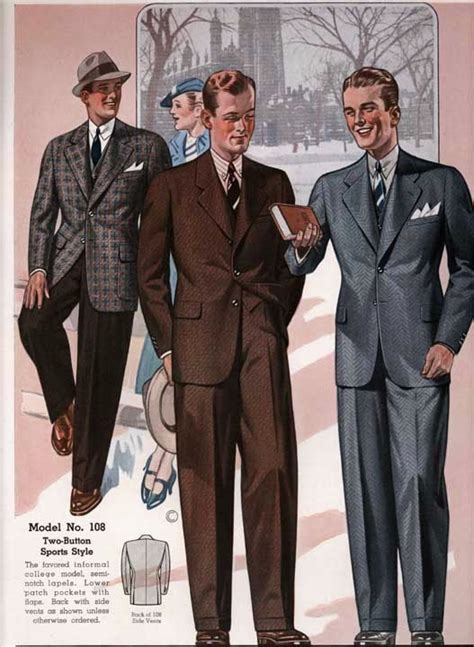 Menswear 1930s Costume Reference