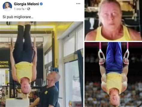 Giorgia Meloni Mette Un Video In Cui Sta A Testa In Giu In Palestra E