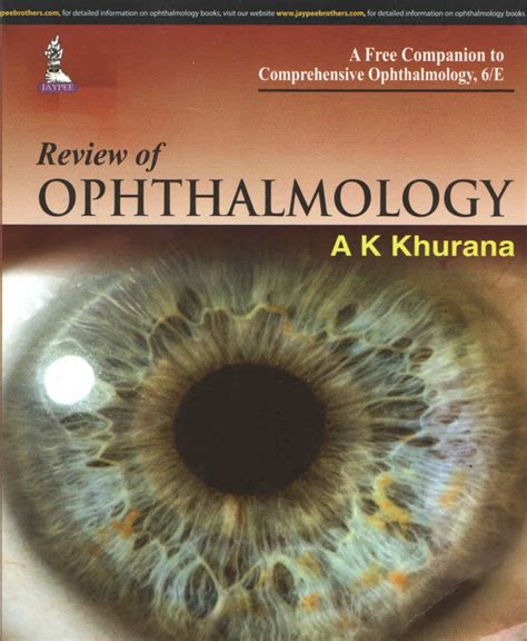 Review Of Ophthalmology Jaypee Brothers Medical Publishers Gi I Ph P