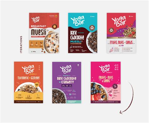 Yogabar Muesli Packaging Behance