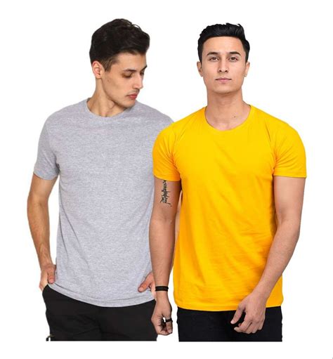 Plain Mens Round Neck Cotton T Shirts Gsm Biowash At Rs In Kalpetta