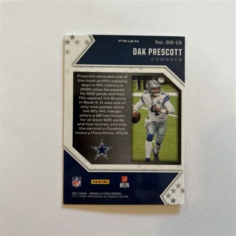 Panini Rookies Stars Star Studded Red Wave Ss Dak Prescott