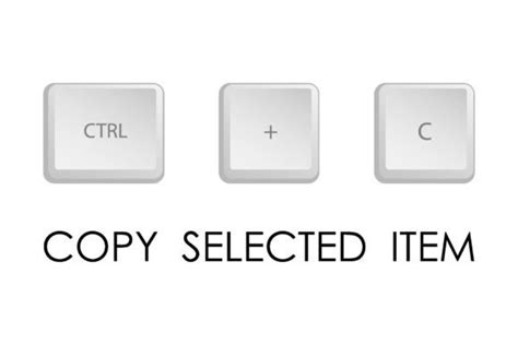 Copy Key Combination. Keyboard Shortcut Graphic by RNko · Creative Fabrica