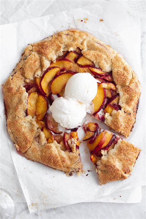 Easy Peach Galette Broma Bakery