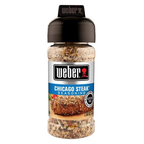 Weber 2.5 oz. Chicago Steak Seasoning 2011149 - The Home Depot