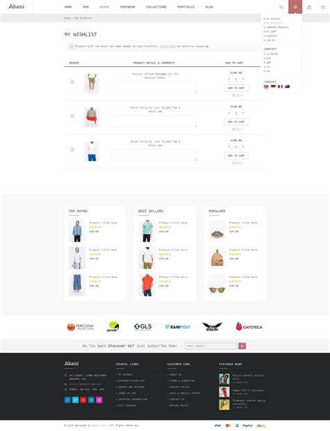 Abani Multi Purpose Ecommerce Html Template Fastcodespace