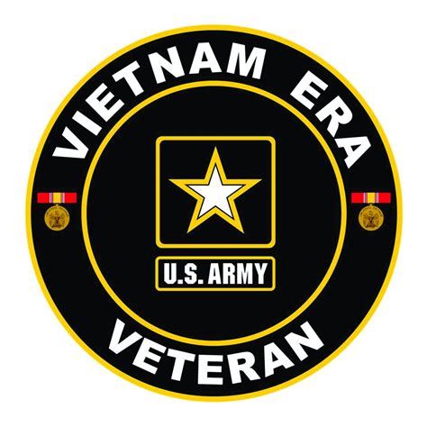 Us Army Vietnam Era Veteran Bumper Sticker Decal Etsy