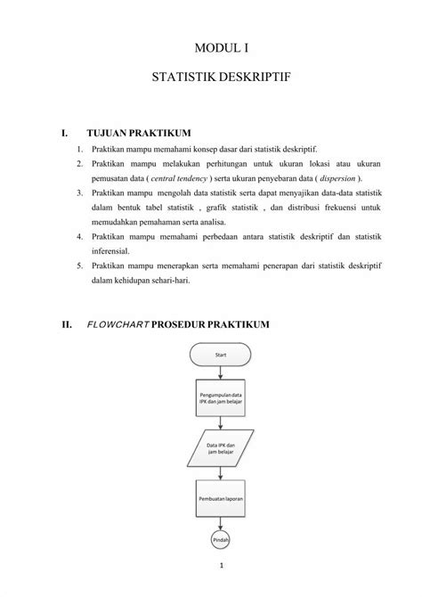 Pdf Modul I Statistika Dokumen Tips