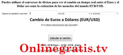 Cambio De Euros A D Lares Eur Usd Conversor De Moneda Y Tipos De Cambio