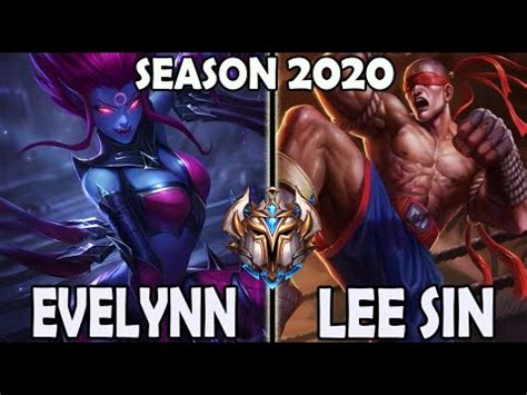 Evelynn Vs Lee Sin JUNGLE Ranked Challenger EUW YouTube