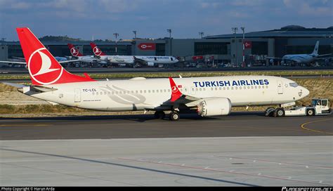 Tc Lcl Turkish Airlines Boeing 737 8 Max Photo By Harun Arda Id