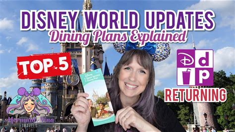 Disney World Dining Plan Top Updates Youtube