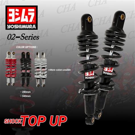 Jual Shockbreaker Yoshimura Top Up 280mm 340mm Jupiter Z Kharisma