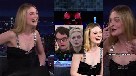 Elle Fanning Thinks She Looks Just Like Bill Hader And The Internet