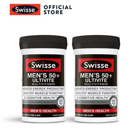 Swisse Ultivite Men S Supplements 50 120 Tabs X 2 Shopee Singapore