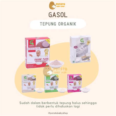 Jual Gasol Tepung Organik Beras Merah Putih Kacang Merah