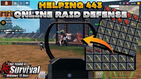 Online Raid Defense Helping 443 Last Island Of Survival Last Day