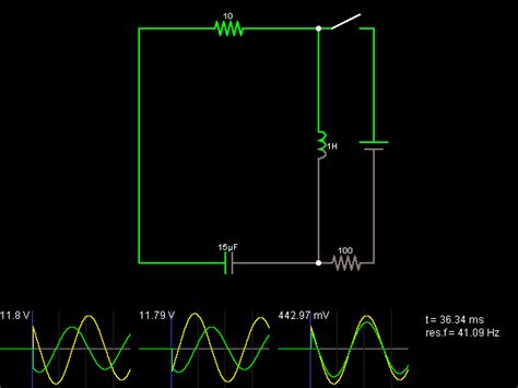 RLC Circuit - Online Circuit Simulator