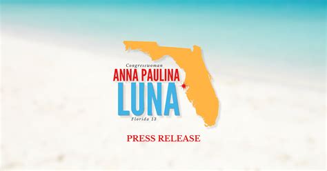 Icymi Rep Anna Paulina Luna Leads In Letter Fighting Against Foreign