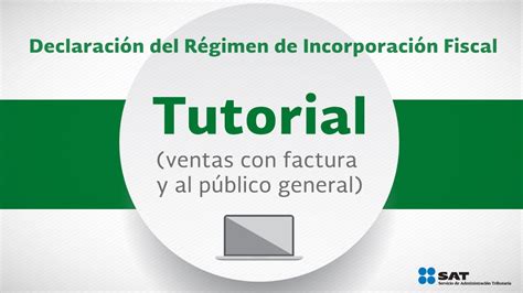 Tutorial Declaraci N Bimestral Por Ventas Con Factura Y Al P Blico En