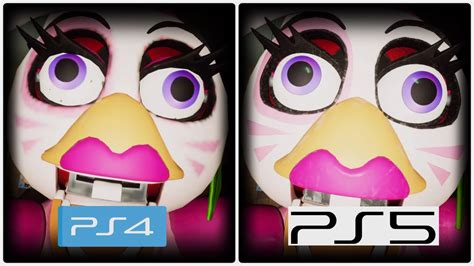 Five Nights At Freddys Security Breach Ps4 Vs Ps5 Perfomance Mode