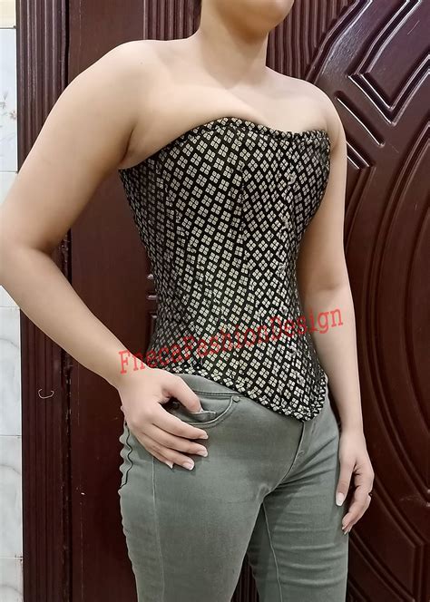 Heavy Duty Double Steel Boned Over Bust Waist Trainer Three Layer Black