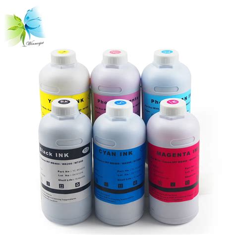 Bottle Refill Pigment Ink For Canon W8400 W8200 W7200 Wide Format