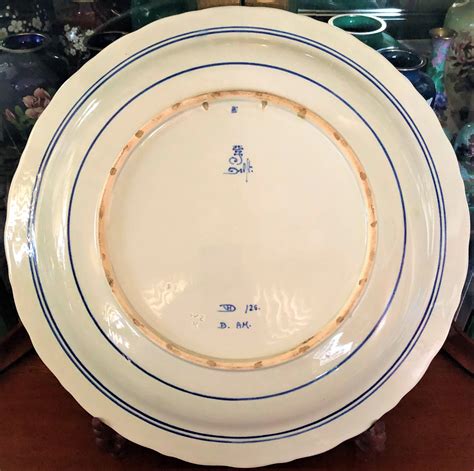 HUGE Royal Delft 1917 Charger Large Old Delfts Blauw Schotel Etsy