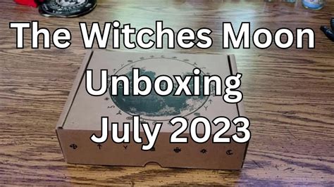 Unboxing The Witches Moon For July The Witches Harvest Youtube