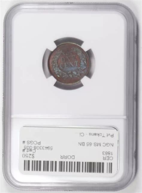 Pvt Tokens Civil War Tokens Copper Or Brass Ngc Ms Bn F