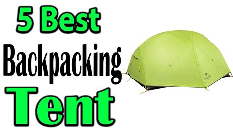 Top 5 Best Backpacking Tent Review 2024 Youtube