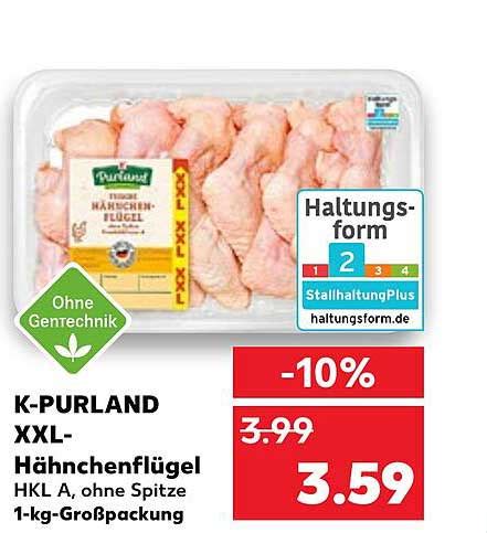 K pureland Xxl hähnchenflügel Angebot bei Kaufland