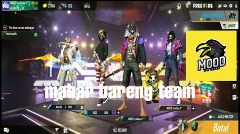 MABAR BARENG TEAM MOOD I M CROWN MODE RANKED FREEFIRE SQUAD YouTube