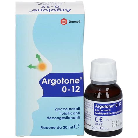 Dompé Argotone 0 12 Gocce Nasali 20 ml Redcare