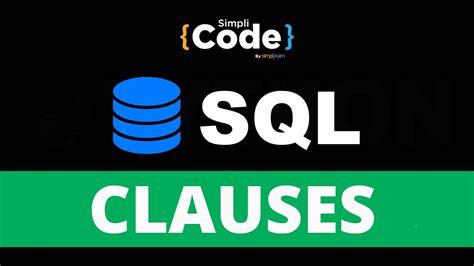 Clauses In Sql Tutorial Different Sql Clauses Explained Sql