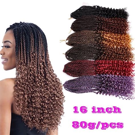 2019 Pre Twisted Curl Kanekalon Kinky Dreadlocks Crochet Hair Afro Hot