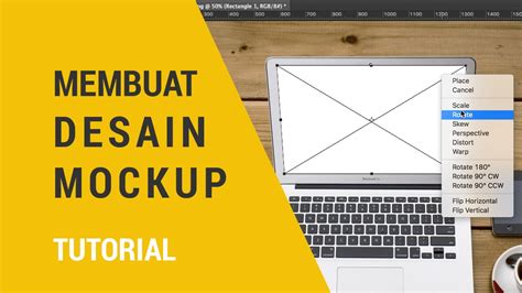 Membuat Desain Mockup Tutorial YouTube