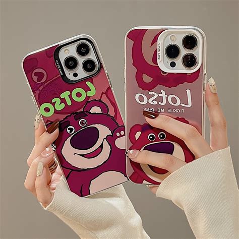 Strawberry Bear Lotso Sweet Girls Cartoon Phone Case For Iphone