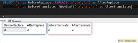 How To Use Translate Function In Sql Server