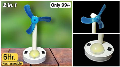 How To Make Rechargeable Table Fan At Home Diy Powerful Dc Fan By