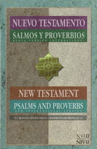 NVI NIV Nuevo Testamento Con Salmos Y Proverbios Bilingue Spanish