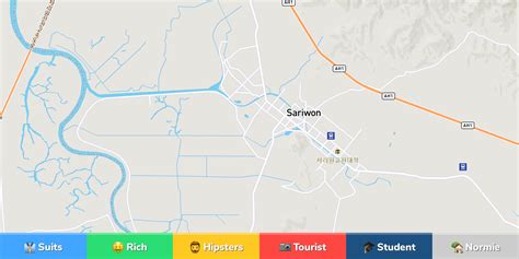 Sariwon Neighborhood Map