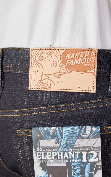 Naked Famous Denim Weird Guy Elephant 12 Indigo 20oz Cultizm