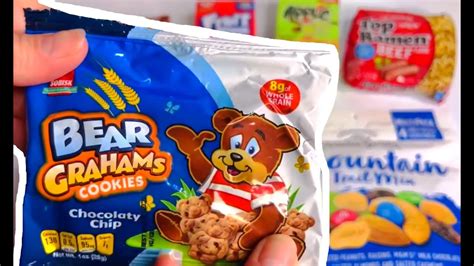 Opening American Snack Bear Grahams Cookies Chocolaty Chip YouTube