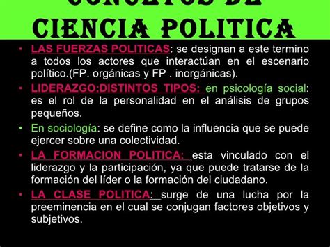 El Fenomeno Politico Sistemas Y Funciones Conceptos De Ciencia Polit